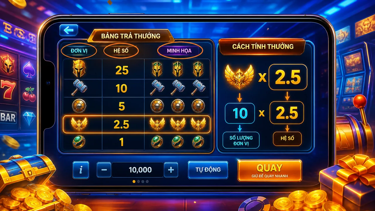 Đọc bảng thưởng trên màn hình nhỏ: cách hiểu tỷ lệ cược F8bet bằng ví dụ dễ theo dõi