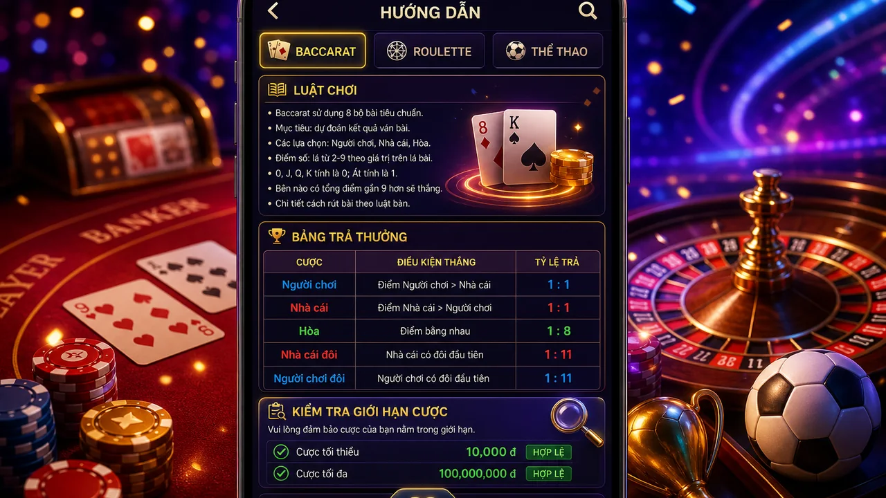Đọc luật nhanh trên màn hình nhỏ: tỷ lệ cược F8bet dễ hiểu cho người mới